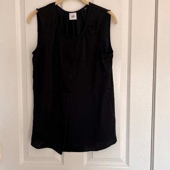 cabi Black Snap Blouse - Size Small - EUC - Picture 3 of 6